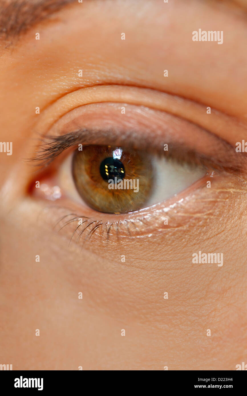 Nahaufnahme Menschliches Auge Stockfotos und -bilder Kaufen - Alamy