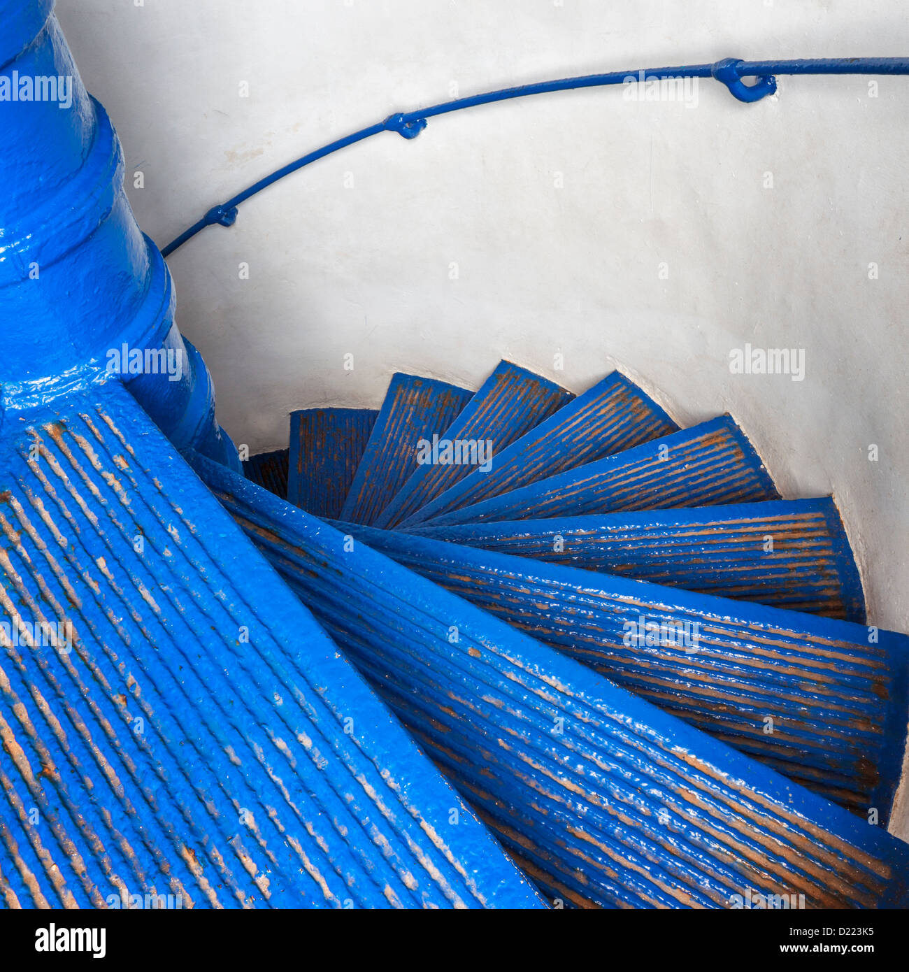 Wendeltreppe in Arecibo Leuchtturm, Arecibo, Puerto Rico Stockfoto