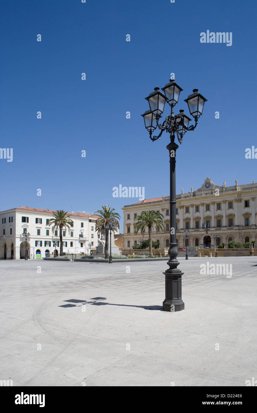 Sardinien: Sassari - Piazza Italia Stockfoto