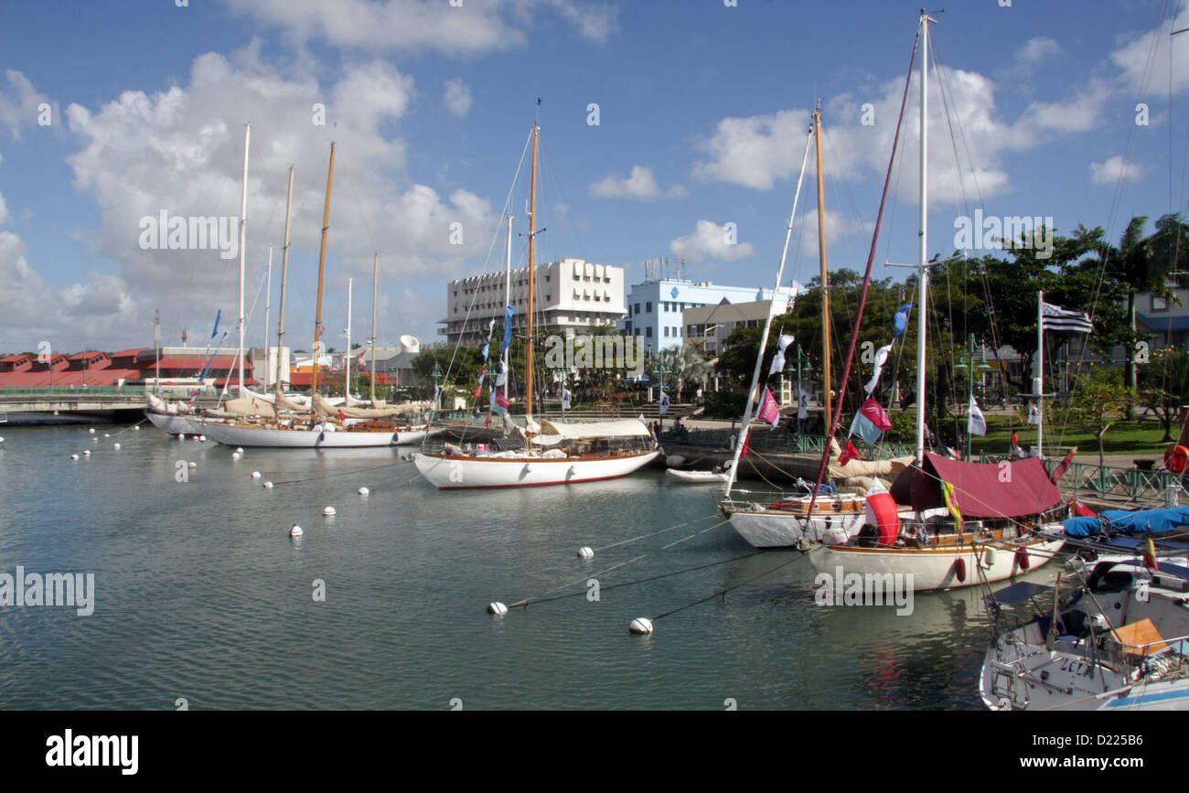 die Marina in Bridgetown, Barbados Stockfoto