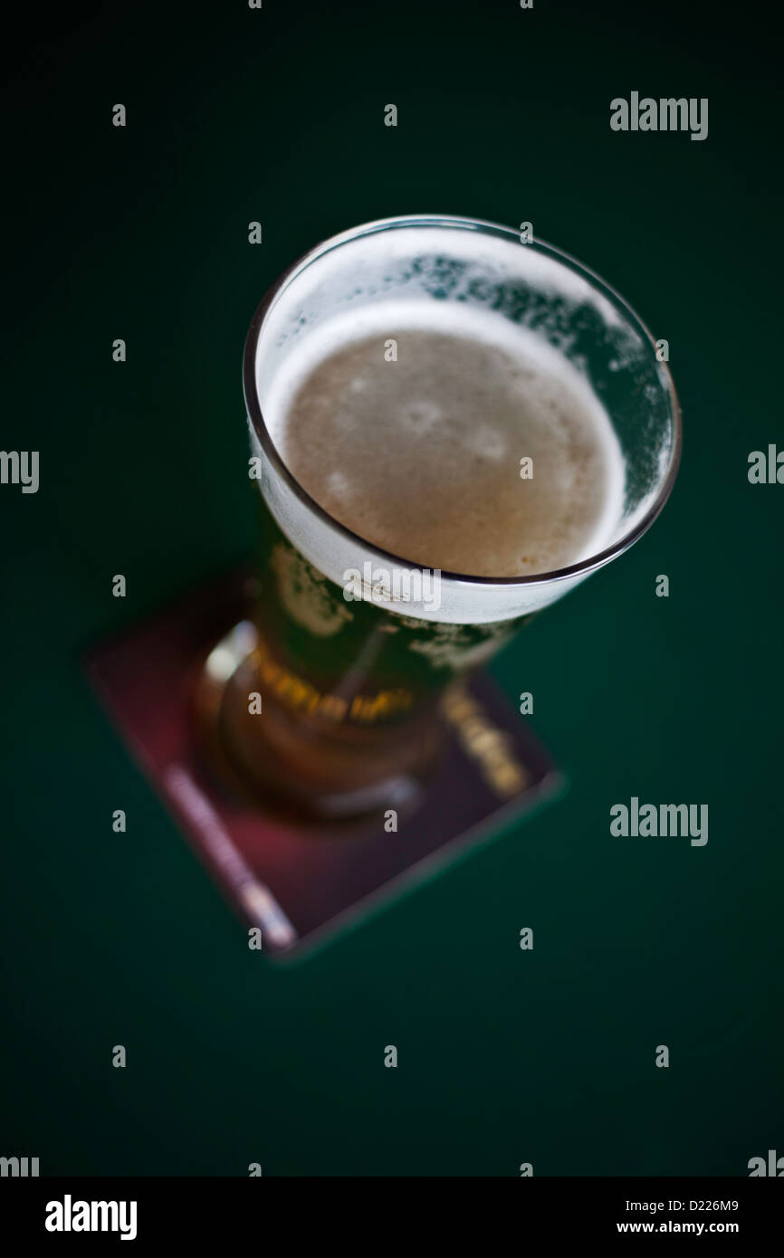 Glas Bier Irland Stockfoto