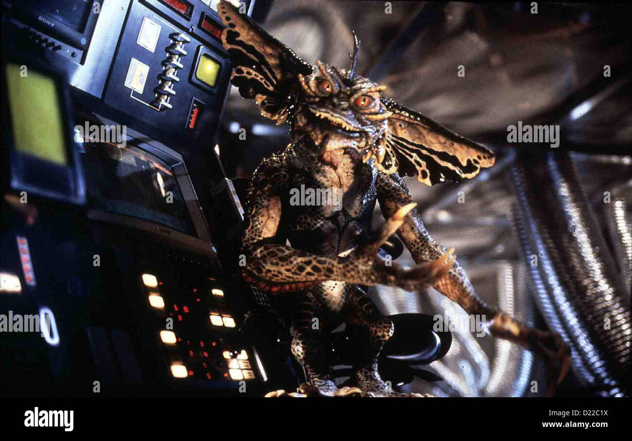 Gremlins Ii - Die Rueckkehr Der Kleinen Monster Gremlins 2 Wenn sterben Gremlins – kleine Monster Erst Einmal Boese Werden, Leisten Sie ganze Stockfoto