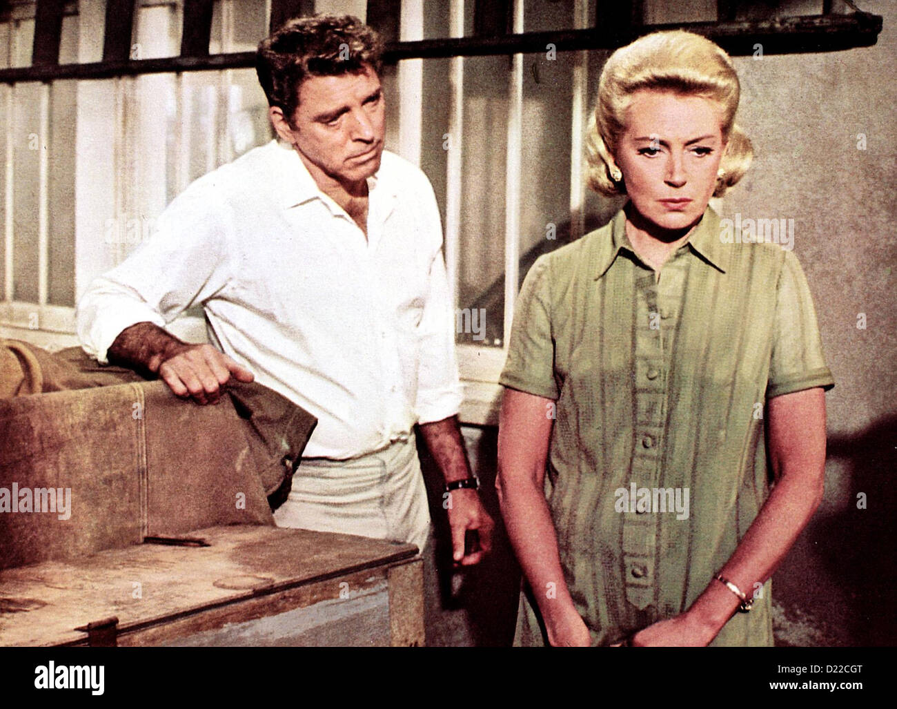Die Den Hals Riskieren Gypsy Motten, Burt Lancaster, Deborah Kerr Als Mike (Burt Lancaster) sterben Ungluecklich verheiratete Stockfoto