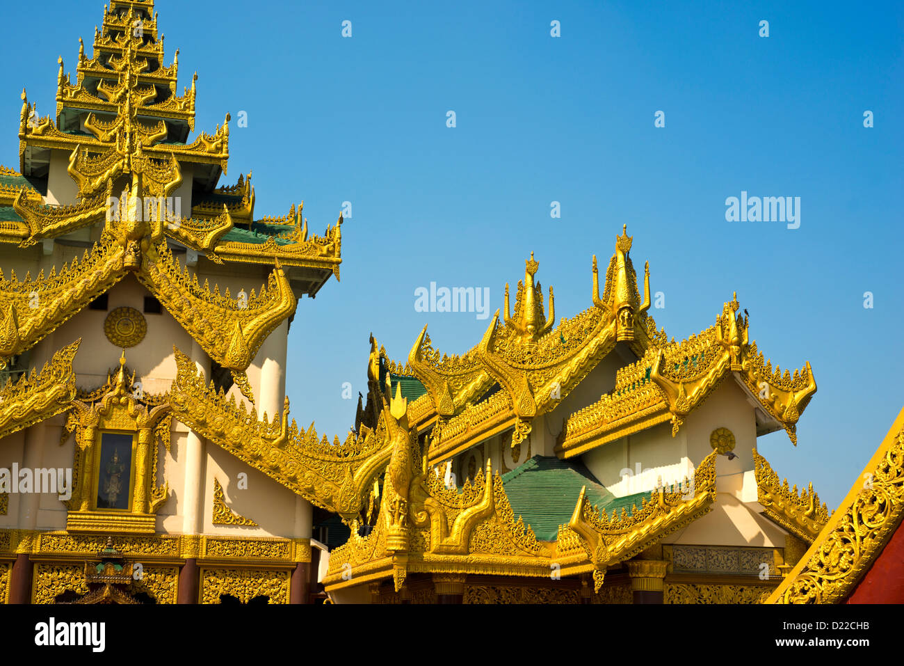 Karaweik Schiff, Yangon, Myanmar, Burma Stockfoto