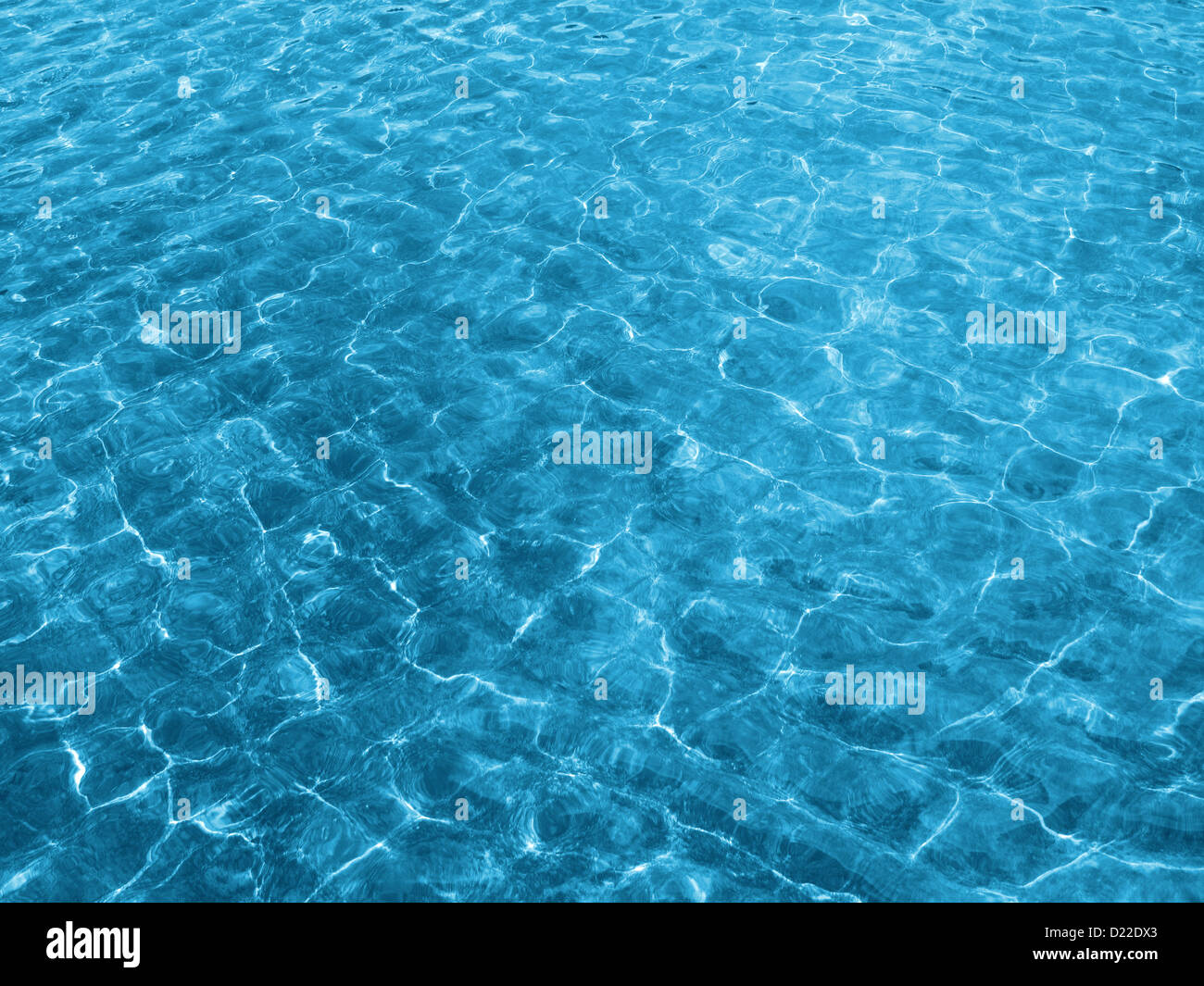 Wasser Textur mit solar Lichtflecken Stockfoto