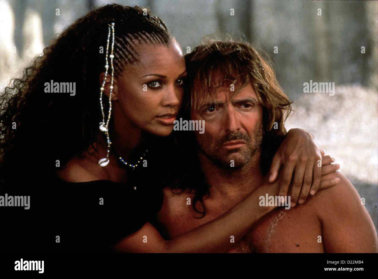 Sterben die Abenteuer Des Odysseus-Kampf Um Ein Koenigreich Odyssey, (Teil 2) Kalypso (Vanessa Williams), Odysseus (Armand Assante) Stockfoto