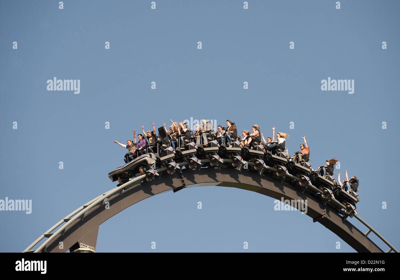 Rust, Deutschland, dem Silver Star im Europapark Rust Stockfoto