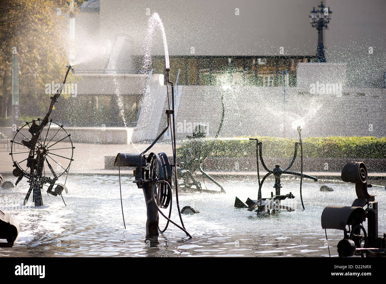 Basel, Schweiz, Fasnacht Brunnen von Jean Tinguely Stockfoto