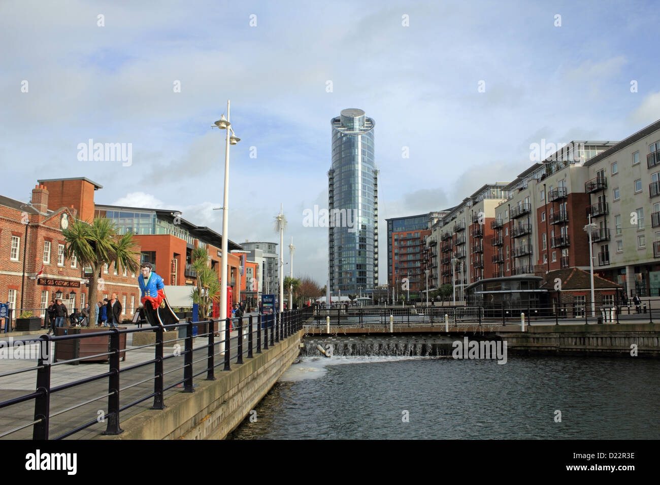 Gunwharf Quays Portsmouth Hampshire England UK Stockfoto