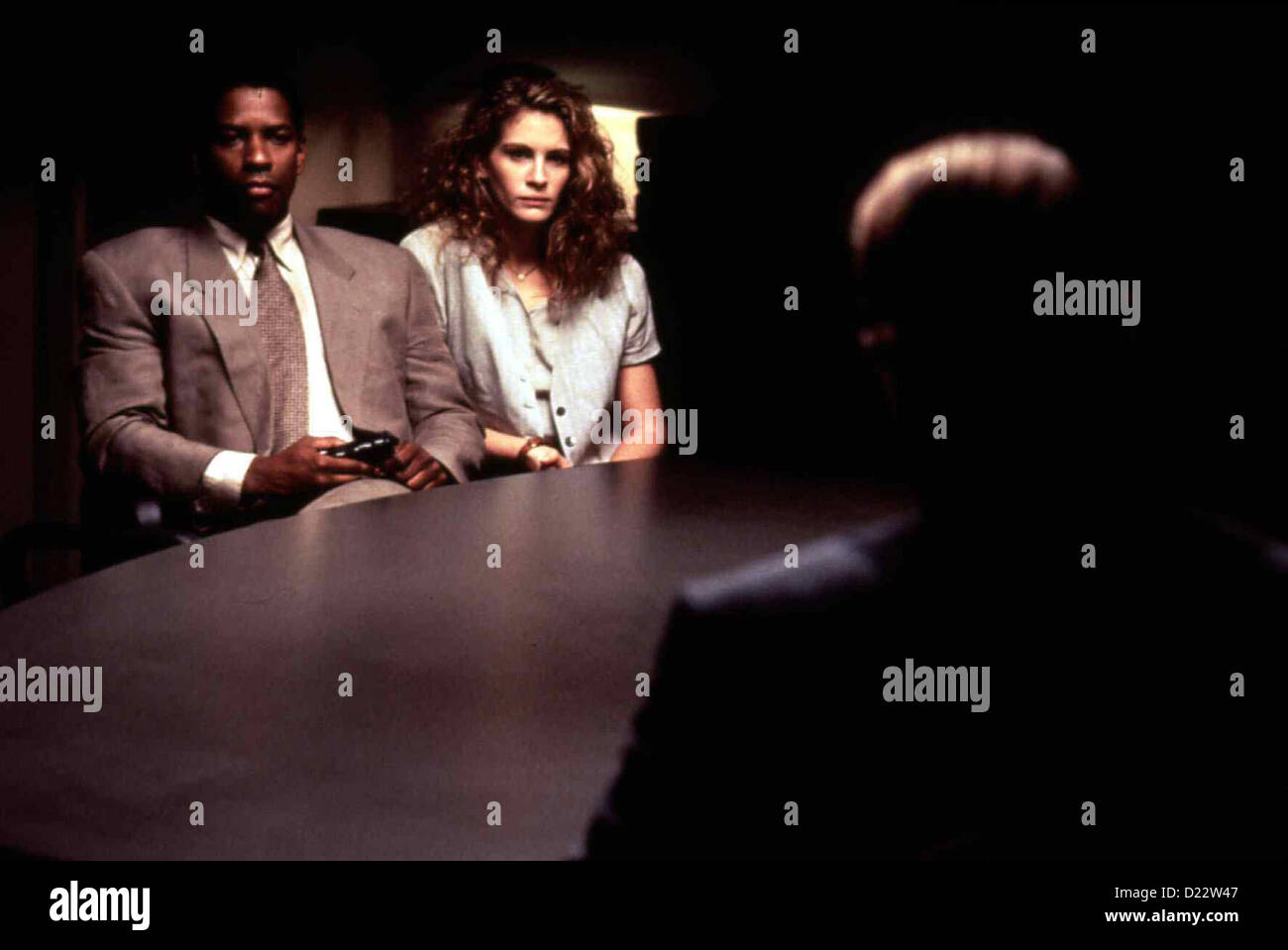 Akte, kurze Pelikan, The Grantham (Denzel Washington) Und Darby (Julia Roberts) sterben *** lokalen Caption *** 1993 WB, clips 04/97 Stockfoto