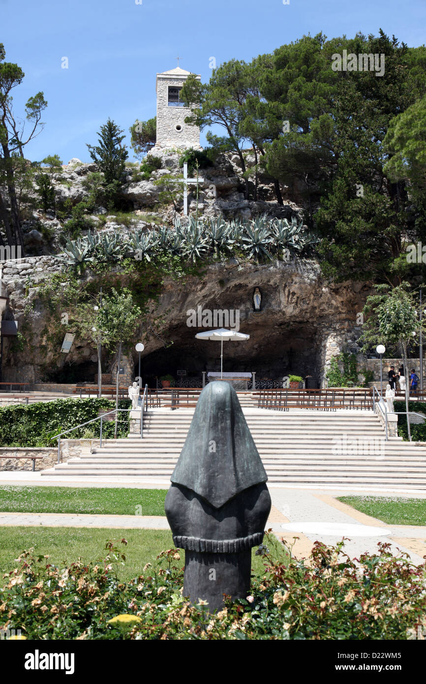 Heiligtum der Muttergottes von Lourdes in Vergrößerung, Kroatien Stockfoto