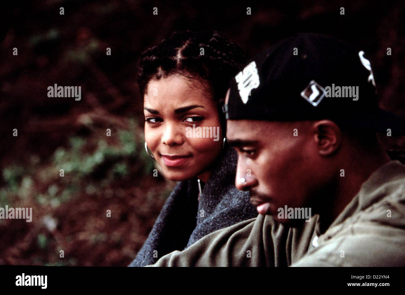 Poetic Justice Poetic Justice Janet Jackson, Tupac Shakur Als Waehrend des Ausfluges Ein Mord Geschieht, Wird Luckys (Tupac Stockfoto