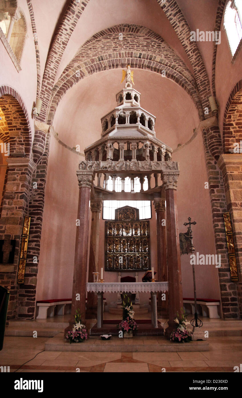 Cathedral of St. Tryphon, Kotor, Montenegro, ist eine römisch-katholische Kathedrale Stockfoto