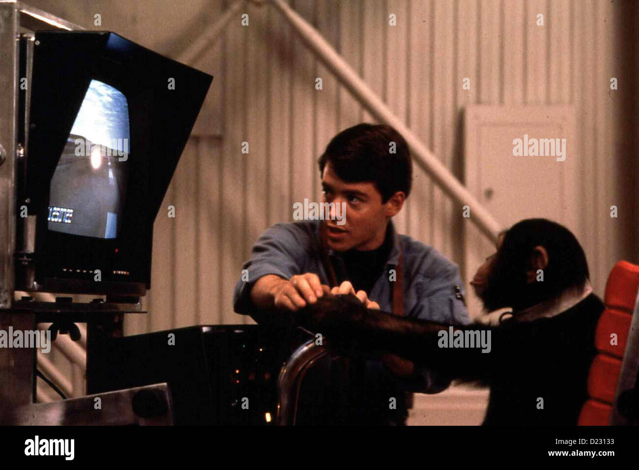 Projekt X Projekt X Matthew Broderick Fuer Das Geheime Projekt X, Dem Jimmy Garrett (Matthew Broderick) Arbeitet, Werden sterben Stockfoto