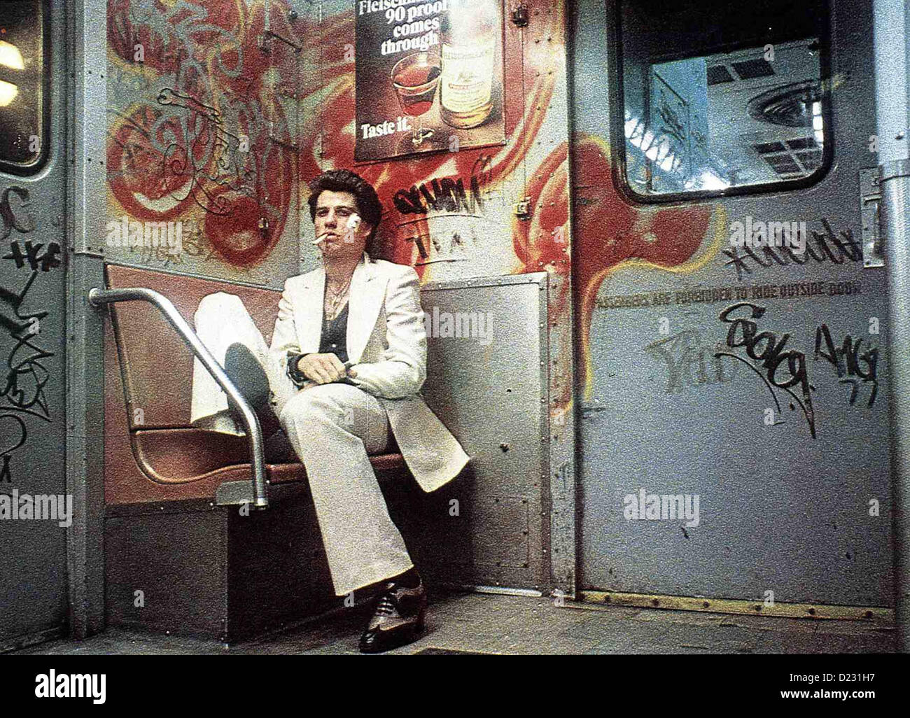 Nur Samstag Nacht Saturday Night Fever Tony Manero (John Travolta) *** lokalen Caption *** 1977-- Stockfoto