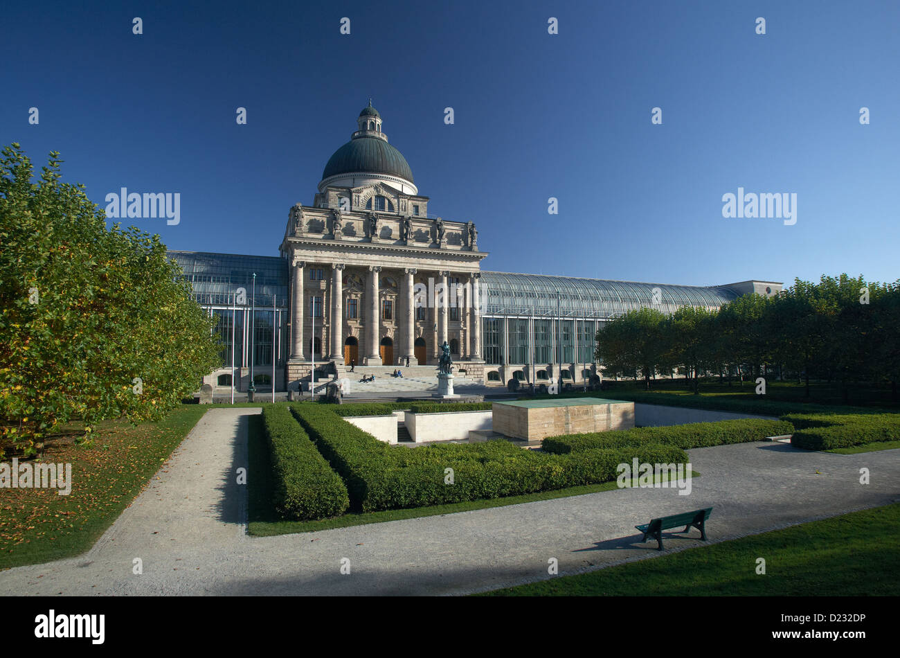 München, der Bayerischen Staatskanzlei Stockfoto