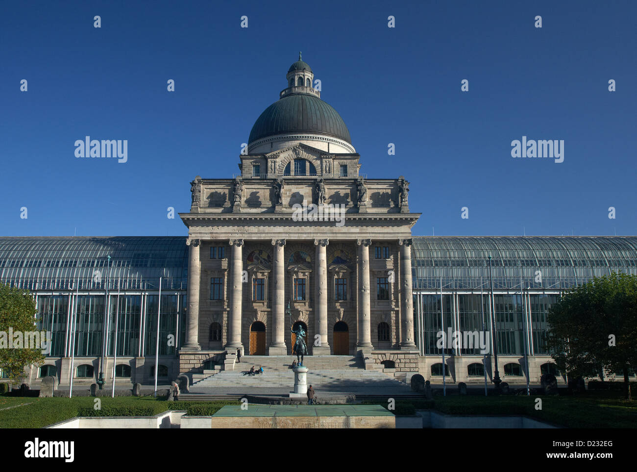 München, der Bayerischen Staatskanzlei Stockfoto