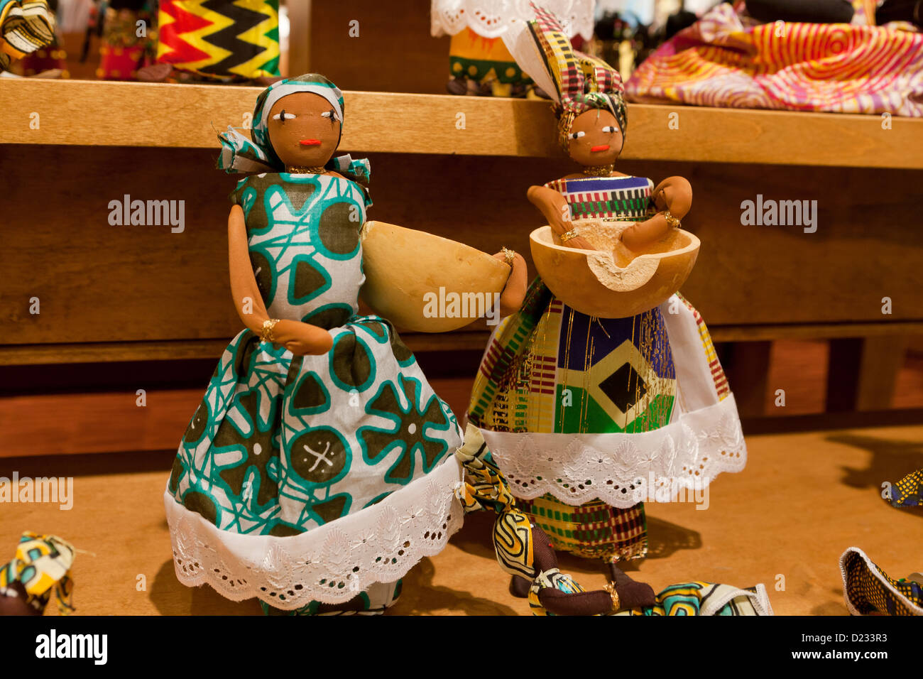 Afrikanische Puppen Stockfoto
