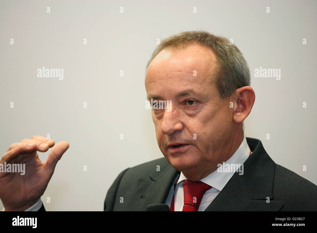 Posen, Polen, Yvo de Boer an der 14. UN-Klimakonferenz Stockfoto