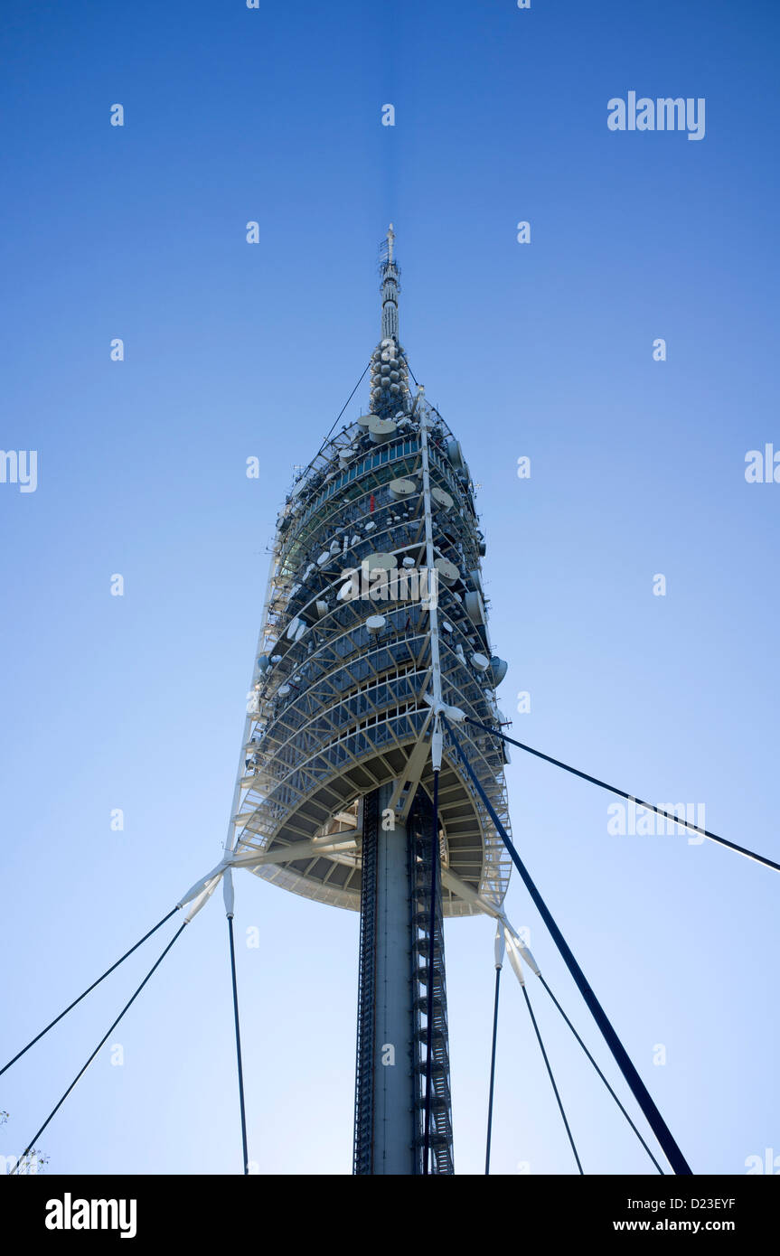 Torre de Collserola, Barcelona, Spanien Stockfoto