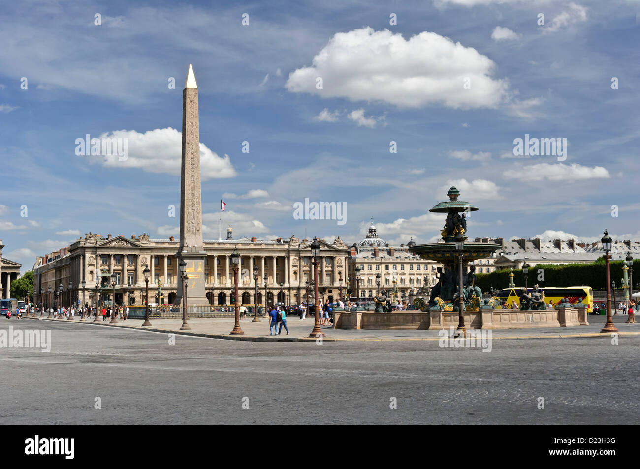Platz De La Concorde, Paris, Frankreich. Stockfoto