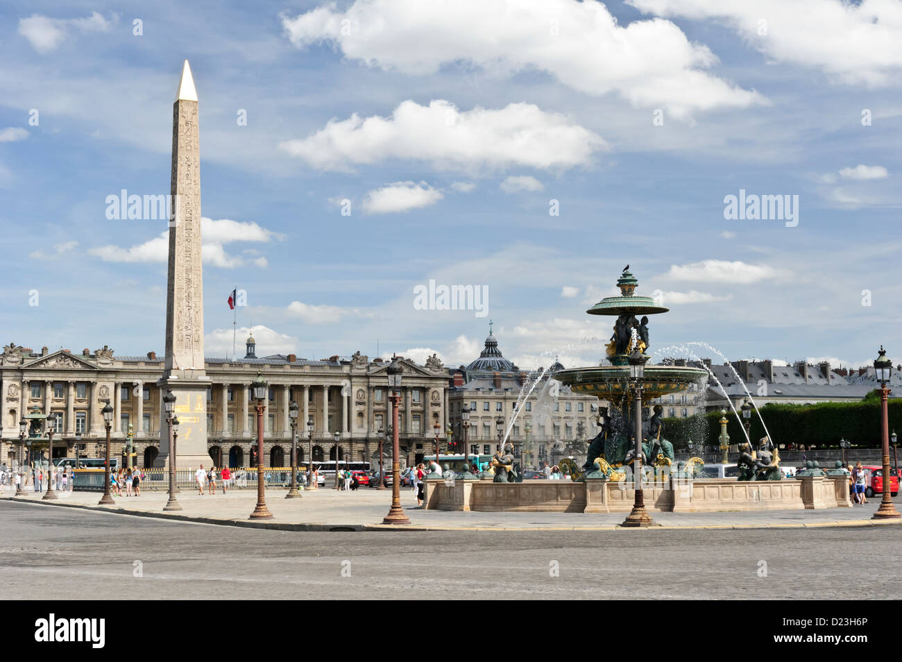 Platz De La Concorde, Paris, Frankreich. Stockfoto