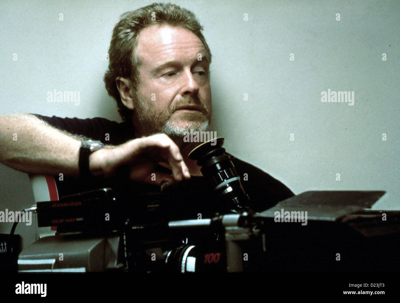 Ridley Scott Scott, Ridley RIDLEY SCOTT, 1997 Bei Dreharbeiten Zu G.I.JANE, USA *** lokalen Caption *** 0-- Stockfoto