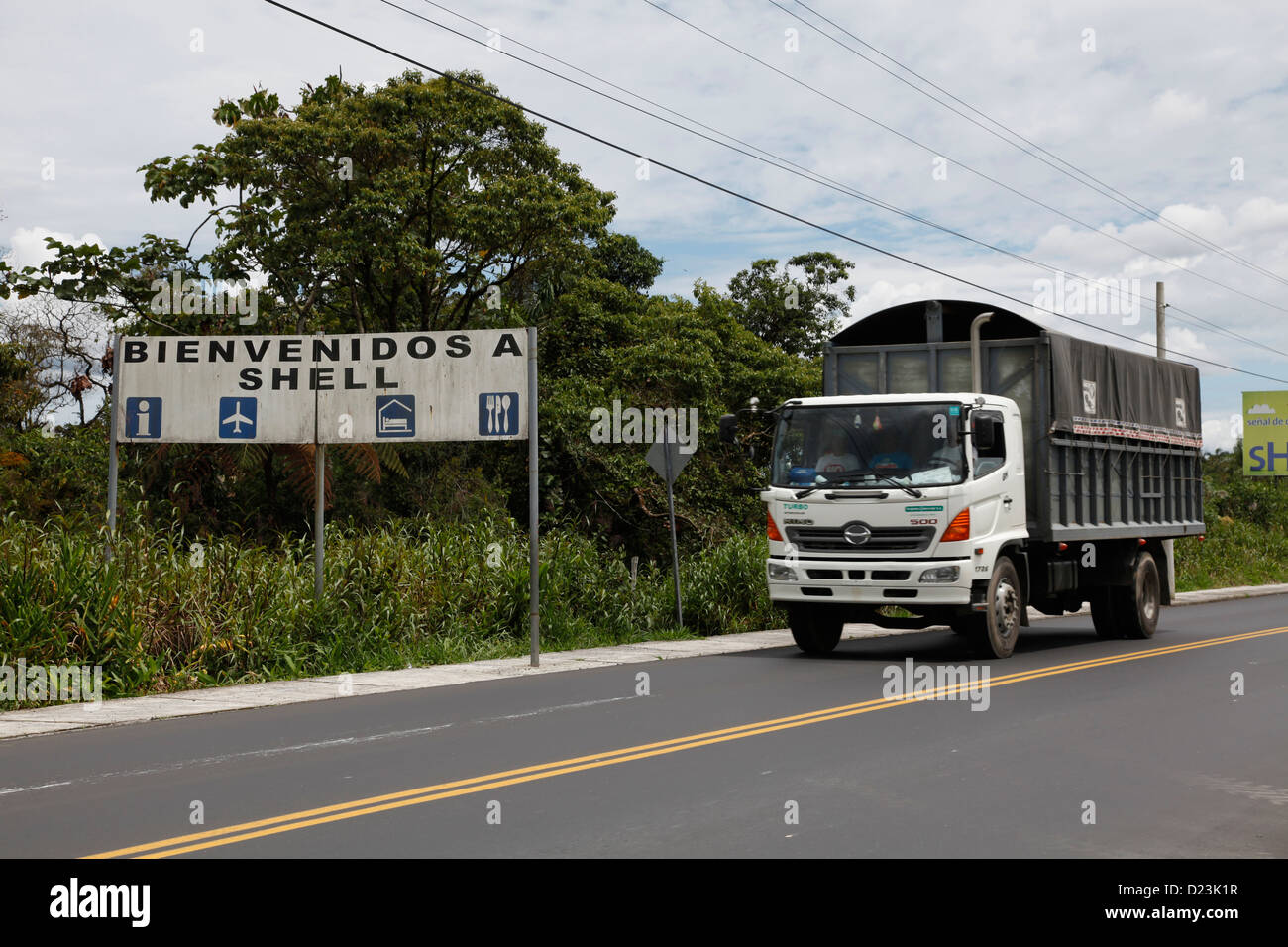 Huaorani indigene Ureinwohner kämpfen gegen Öl multinationale im Yasuni Nationalpark, Amazonas, Ecuador Stockfoto