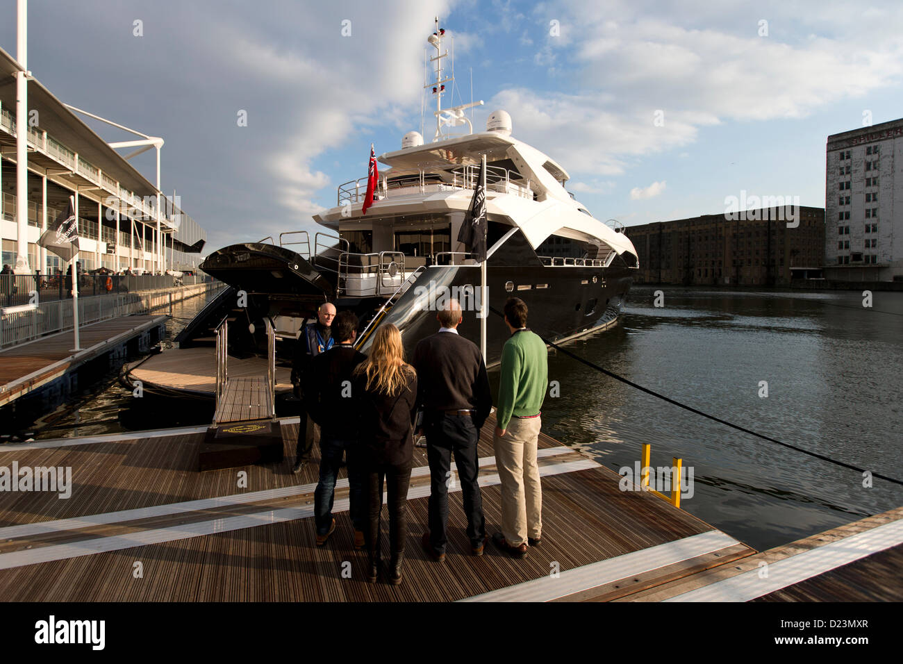 London, UK. 12. Januar 2012. Der London Boat Show in Excel. Stockfoto