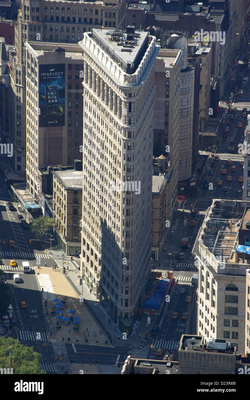 Flatiron Building oder Fuller Building Stockfoto