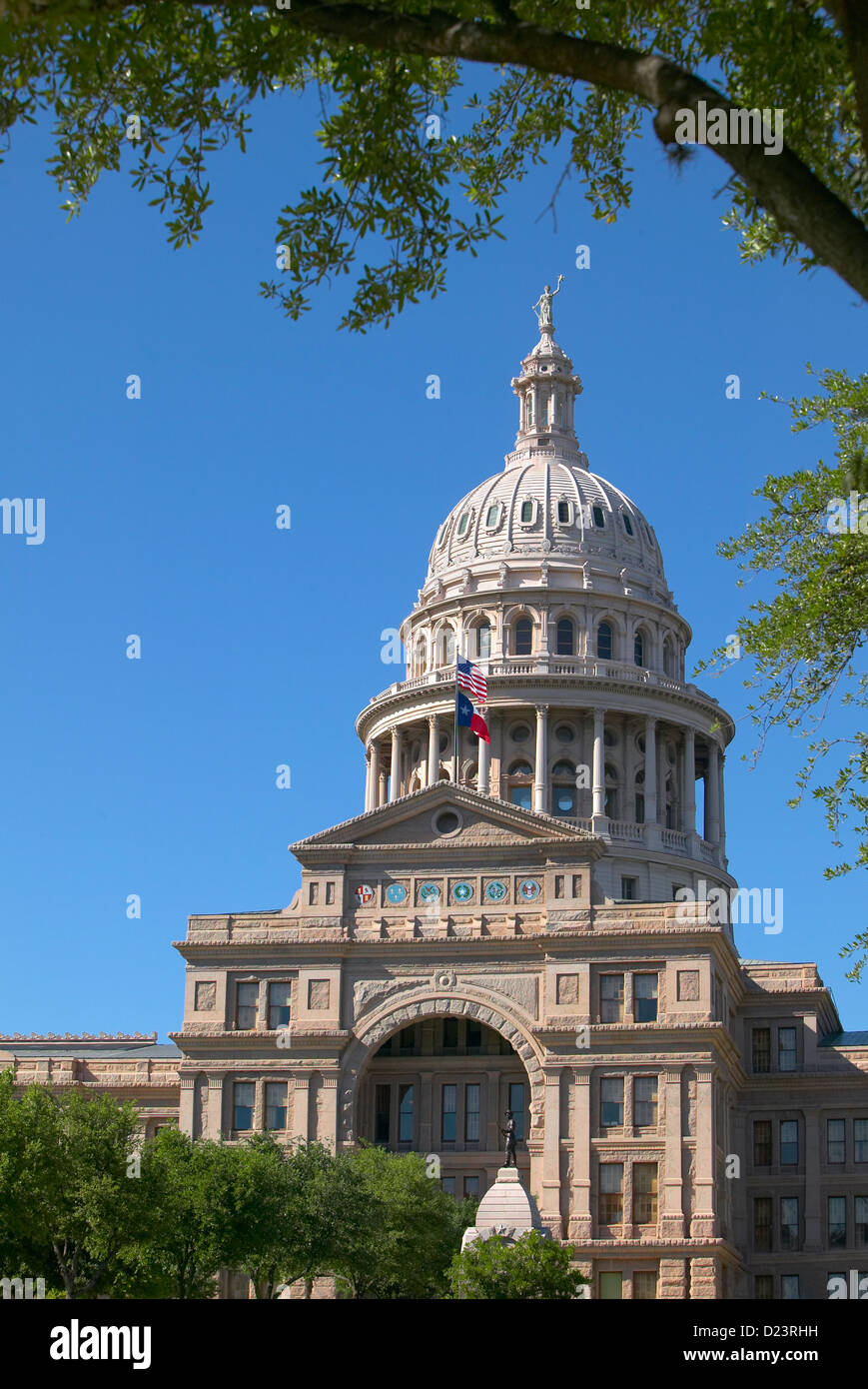 Texas Hauptstadt Staatsgebäude, Austin Stockfoto