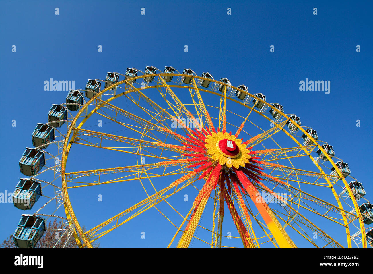 Hamburg, Deutschland, am Riesenrad Kirmes Stockfoto