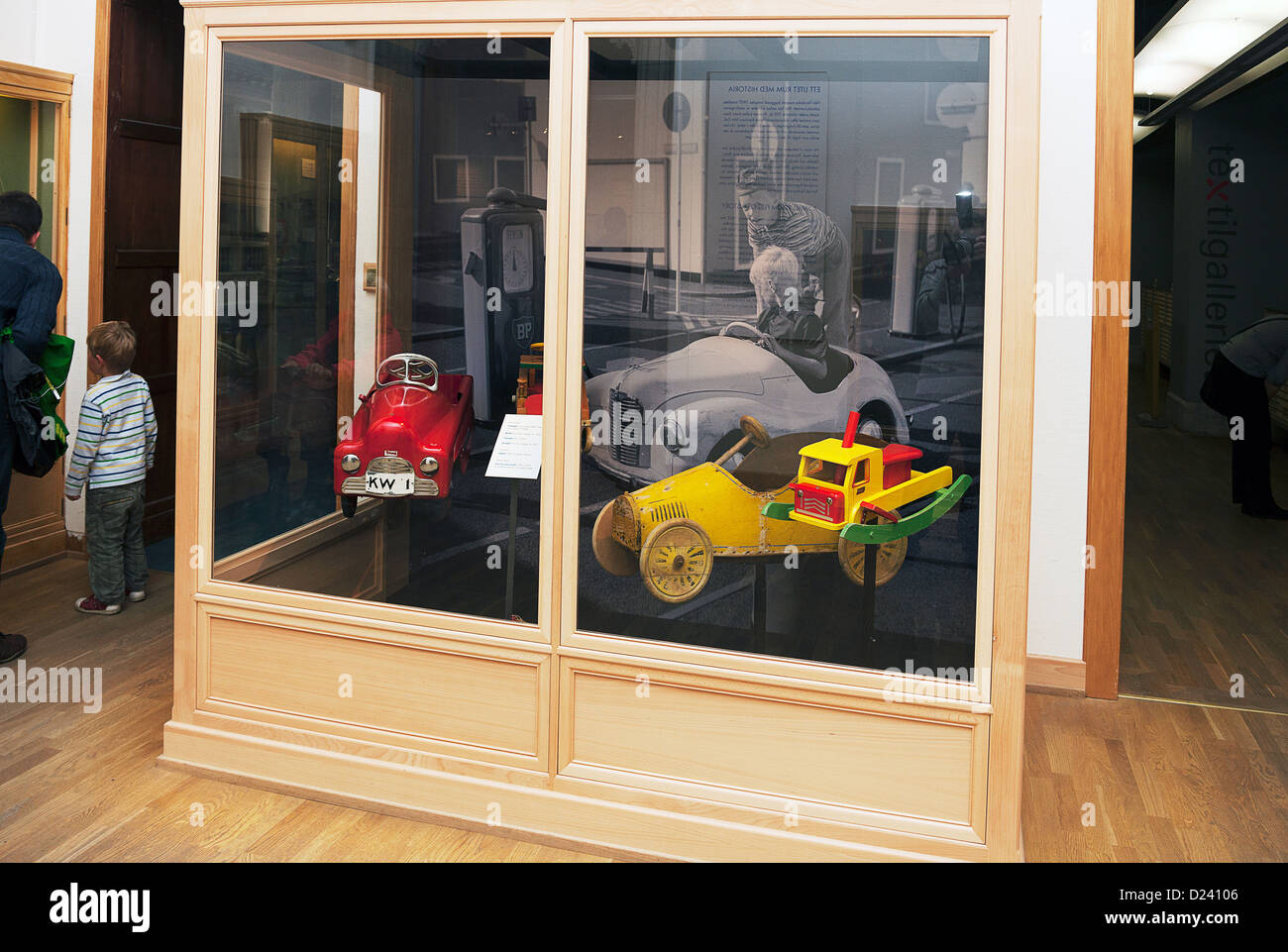 Hausieren Sie Autos. Nordiska Museum. Stockholm. Schweden. Stockfoto