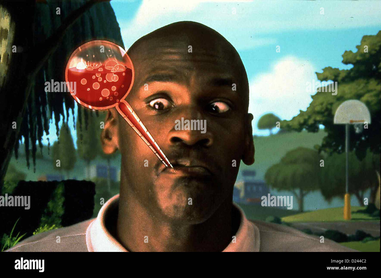 Space Jam Space Jam Michael Jordan Bugs Bunny Und sterben "Looney Tunes" Sollen von Ausserirdischen Auf Einen Planeten Stockfoto