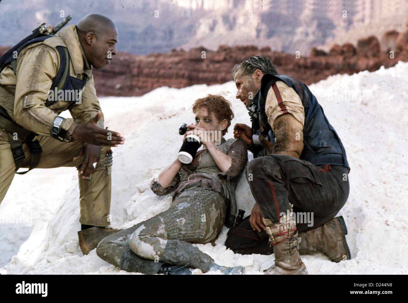 Spacehunter - Jäger Im All Spacehunter: Abenteuer In verbotenen Ernie Hudson, Molly Ringwald, Peter Strauss Kapitän Wolff Stockfoto