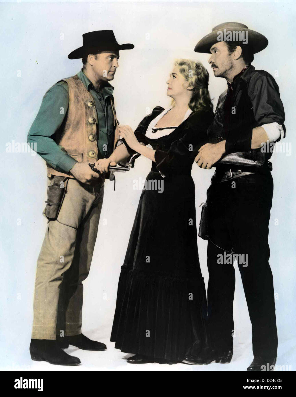 Postkutsche Nach Thunder Rock Bühne Thunder Rock Scott Brady (L), Marilyn Maxwell, Barry Sullivan *** lokalen Caption *** Stockfoto