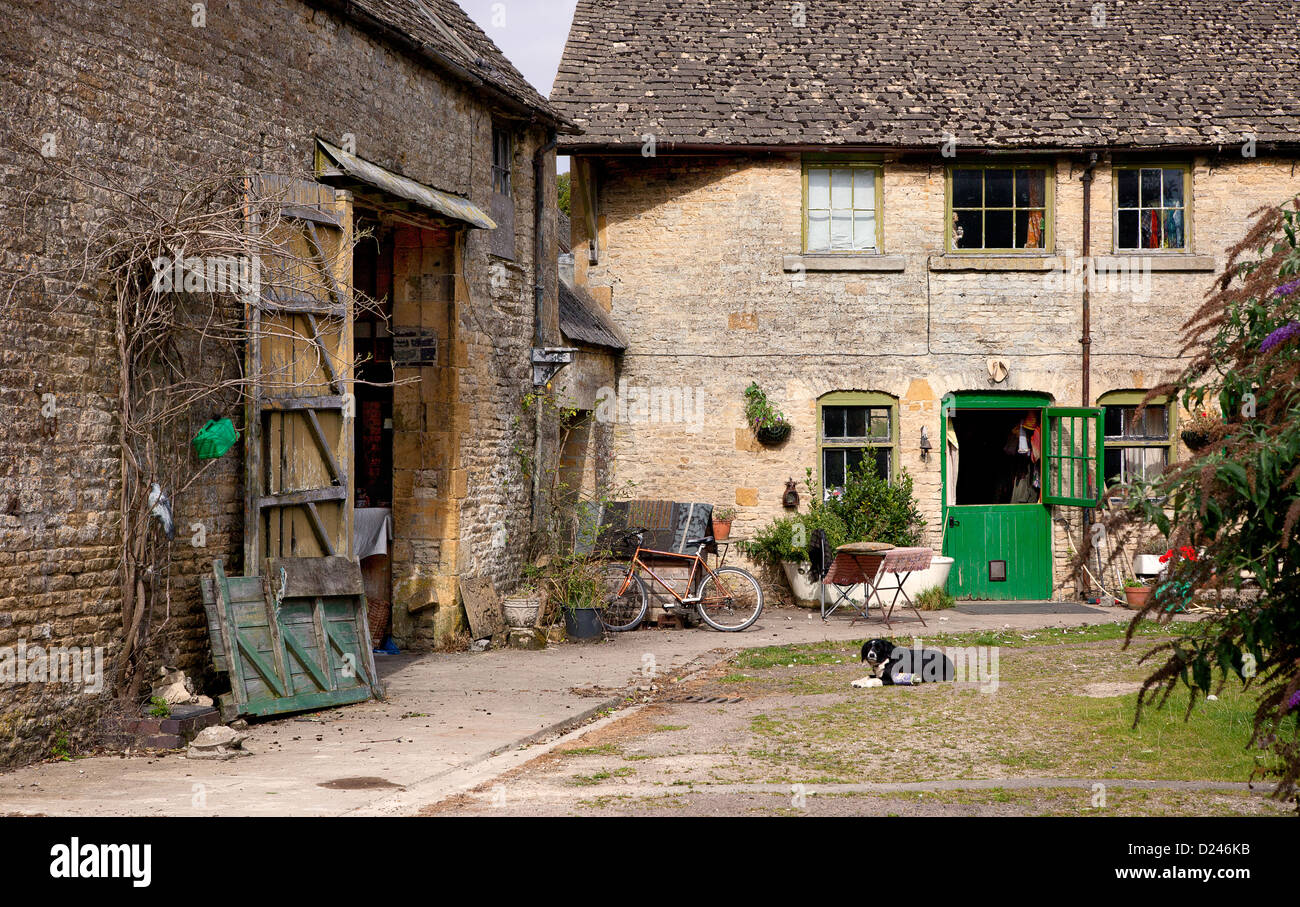 Traditionelle landwirtschaftliche Gebäude, England Stockfoto