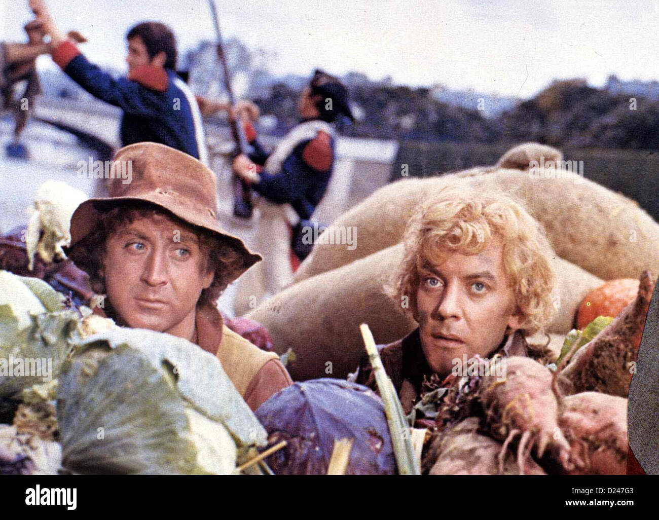 Sterben Sie französischen Revolution Fand Nicht Statt starten Revolution ohne mich Gene Wilder, Donald Sutherland sterben ungleichen Stockfoto