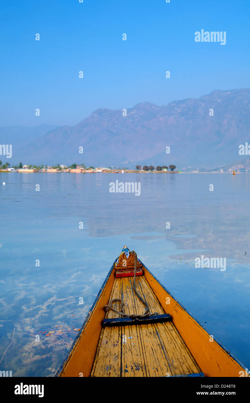 Boot um den Dal Lake Srinagar, & Bihar Zustand, Indien Stockfoto