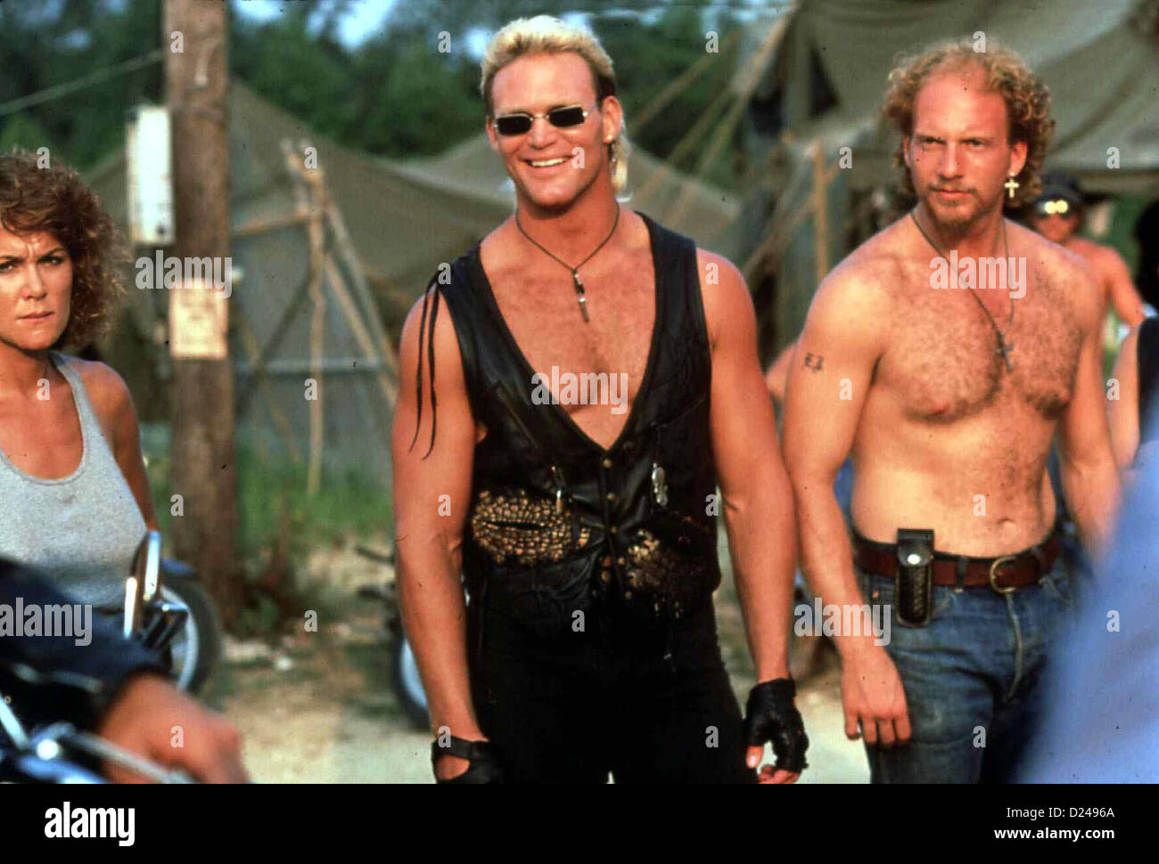 Stone Cold - Kalt Wie Stein Stein kalt Brian Bosworth Undercover-Agent Joe Huff (Brian Bosworth, m) Laesst Sich in eine Stockfoto