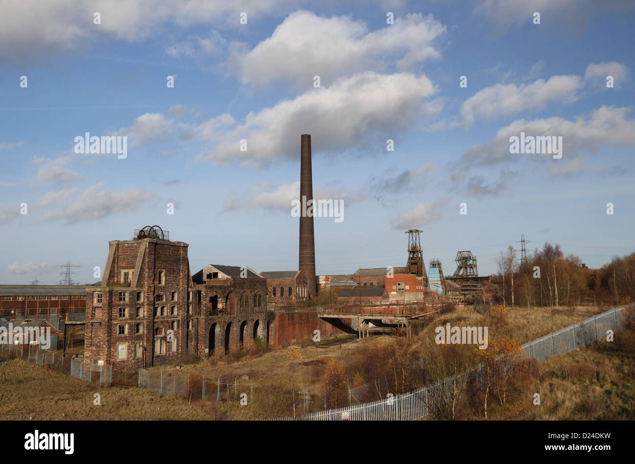 Chatterley Whitfield Kohlebergwerk, jetzt geschlossen, Stoke-on-Trent, Großbritannien Stockfoto