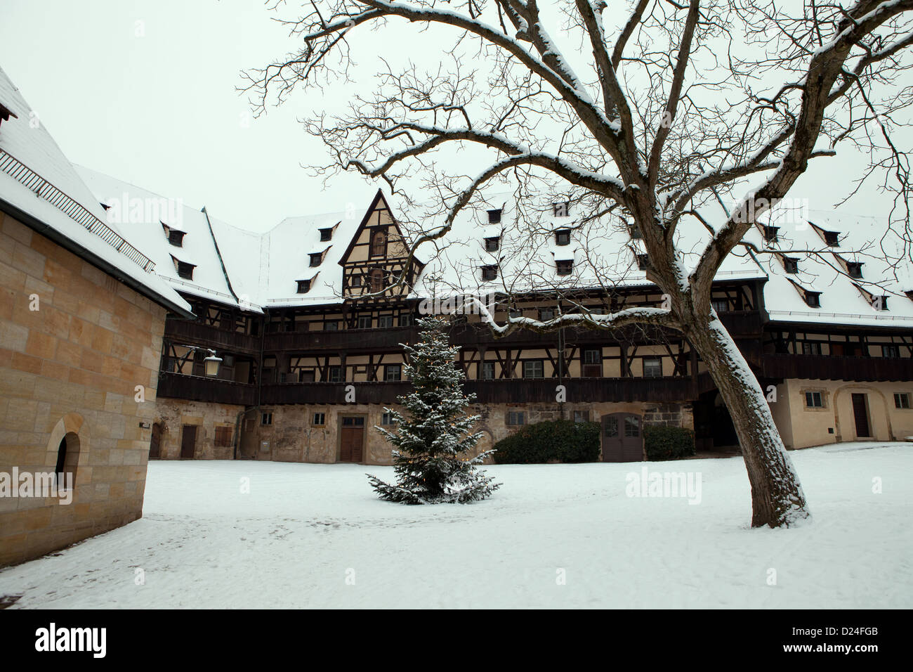 Bamberg, Deutschland zu Weihnachten Stockfoto