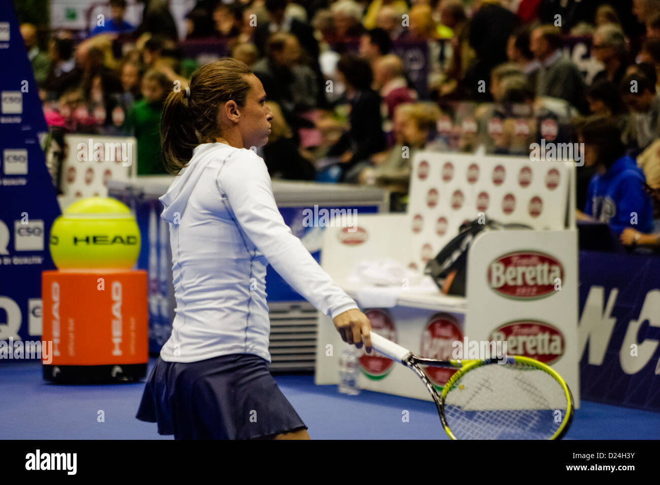 Tennis-Match in Mailand, Ana Ivanovic gegen Roberta Vinci Stockfoto