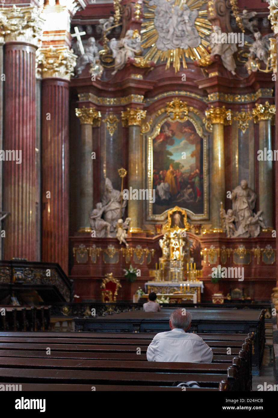 Posen, Polen, in der Kirche St. Stanislaus Bischof (Pfarrei) Stockfoto