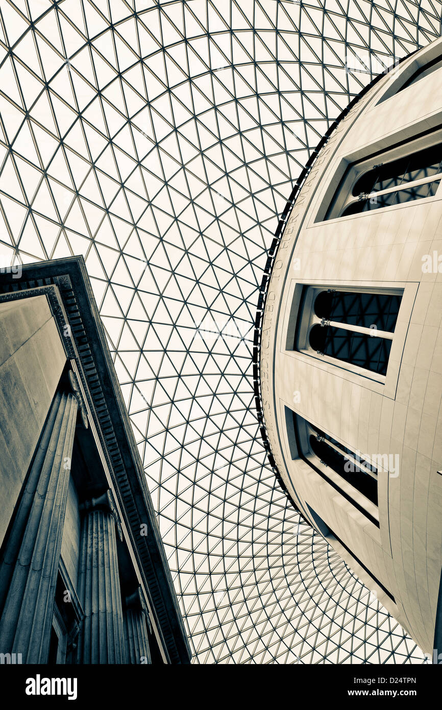 Der große Hof, das British Museum, Great Russell Street, London, England Stockfoto