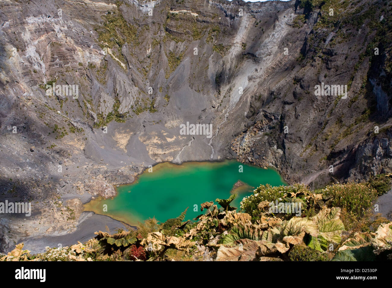 Irazu, Poas Vulkan, Costa Rica Stockfoto