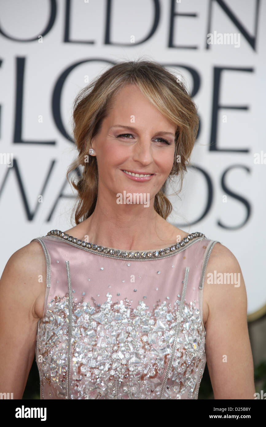 Schauspielerin Helen Hunt kommt an die 70. Annual Golden Globe Awards