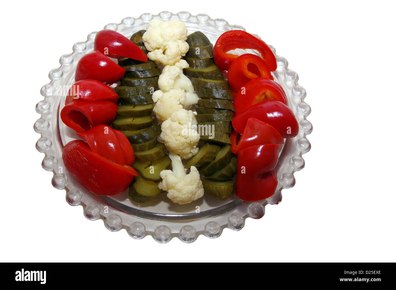 Gurke Salat Stockfoto