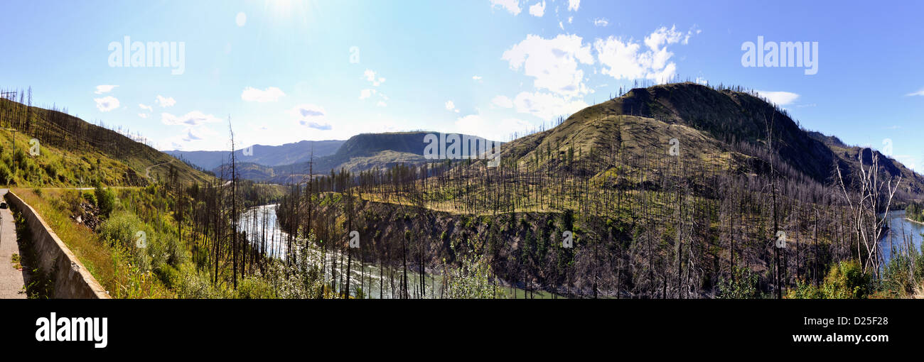 Britisch-Kolumbien Wildnis entlang des Yellowhead Highway Stockfoto Britisch-Kolumbien Wildnis entlang des Yellowhead Highway Stockfoto