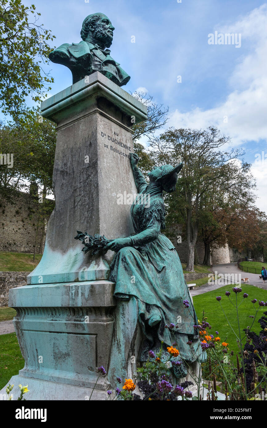 Dr. Duchenne Memorial in Boulogne, Frankreich Stockfoto